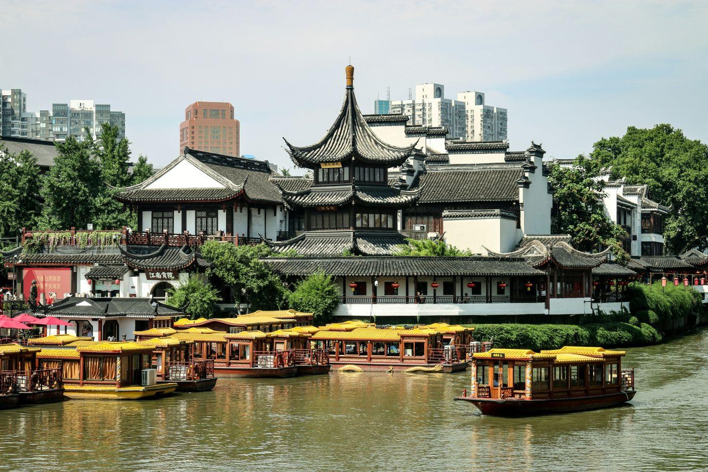 Confucius Temple in Nanjing, historic temple complex in Fuzimiao